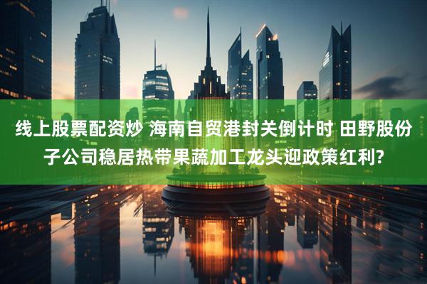 线上股票配资炒 海南自贸港封关倒计时 田野股份子公司稳居热带果蔬加工龙头迎政策红利?